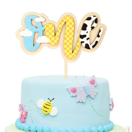 Cartoon Story Tortenaufsatz One aus Holz, 16cm Süß Tortendekoration 1 Geburtstag One Cake Topper Dekoration für Jungen und Mädchen Tortendekoration zum 1. Geburtstag Foto-Requisiten Cartoon Story Tortenaufsatz One aus Holz, 16cm Süß Tortendekoration 1 Geburtstag One Cake Topper Dekoration für Jungen und Mädchen Tortendekoration zum 1. Geburtstag Foto-Requisiten von Gosknor