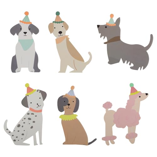24 Stück Cupcake-Topper mit Hundemotiv, Babyparty-Dekorationen Kuchenaufsätze mit Hundegesicht Partyzubehör für Geburtstagspartys mit Haustier-Hundethema für Kinder 24 Stück Cupcake-Topper mit Hundemotiv, Babyparty-Dekorationen Kuchenaufsätze mit Hundegesicht Partyzubehör für Geburtstagspartys mit Haustier-Hundethema für Kinder von Gosknor