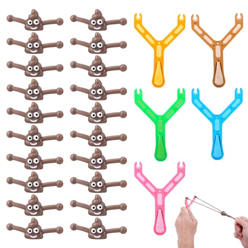 Gosknor 25 Stück Kotschleuder-Spielzeuge, Darunter 5 Schleudern und 20 Weiche Kotspielzeuge Kreative Schleuder-Neuheitsspielzeuge Süßer Kotstreich Halloween-Kotspielzeug Lustige Scherzgeschenke Gosknor 25 Stück Kotschleuder-Spielzeuge, Darunter 5 Schleudern und 20 Weiche Kotspielzeuge Kreative Schleuder-Neuheitsspielzeuge Süßer Kotstreich Halloween-Kotspielzeug Lustige Scherzgeschenke von Gosknor