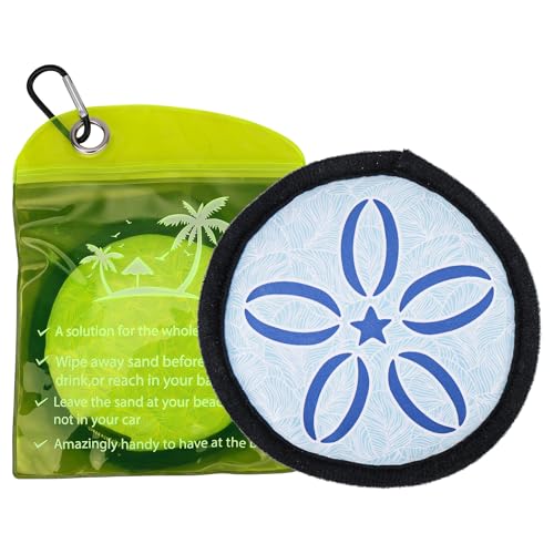 Gosknor Sandentferner für den Strand, Tragbar Sandentfernungsbeutel Tücher Reiniger mit Karabiner für Kinder und Erwachsene Strand Sommerurlaub Unverzichtbare Essentials Gosknor Sandentferner für den Strand, Tragbar Sandentfernungsbeutel Tücher Reiniger mit Karabiner für Kinder und Erwachsene Strand Sommerurlaub Unverzichtbare Essentials von Gosknor