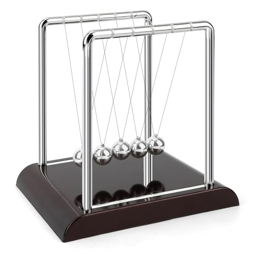 Newton-Wiegenpendel, 5 Perlen Kleine Türform Wissenschafts- und Physik-Gadget Newtons Wiege Balance Bälle Praktisches Beruhigungszubehör Lustiges Lernspielzeug für Schreibtisch Dekoration Newton-Wiegenpendel, 5 Perlen Kleine Türform Wissenschafts- und Physik-Gadget Newtons Wiege Balance Bälle Praktisches Beruhigungszubehör Lustiges Lernspielzeug für Schreibtisch Dekoration von Gosknor
