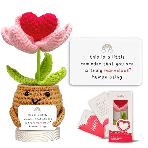 Gossby Positive Flower Crochet Doll - This is A Little Reminder von Gossby