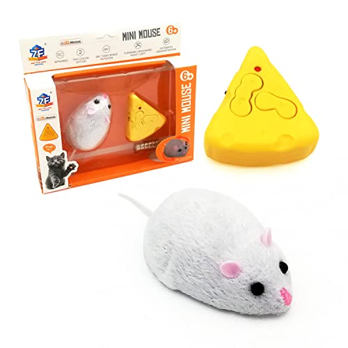 Gosyfeti Ferngesteuertes Maus-Spielzeug, realistische elektronische Katze, Mäuse, Ratte, RC, Jagd, Streich, Witz, gruselig, knifflig, für Kinder, Halloween, Weihnachten, Geburtstagsgeschenk, Kätzchen Gosyfeti Ferngesteuertes Maus-Spielzeug, realistische elektronische Katze, Mäuse, Ratte, RC, Jagd, Streich, Witz, gruselig, knifflig, für Kinder, Halloween, Weihnachten, Geburtstagsgeschenk, Kätzchen von Gosyfeti