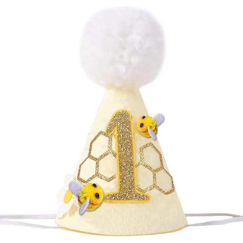 GotGala Hut zum 1. Geburtstag mit Bienen-Motiv, Hummel-Motiv, Party-Dekoration von GotGala