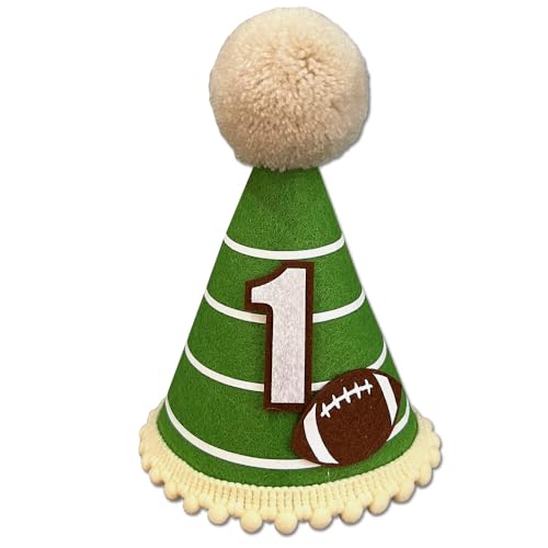 Party-Hut mit Fußball-Motiv zum 1. Geburtstag, Krone, Stirnband für Baby, Mädchen, Jungen, 1. Geburtstag, Babyparty, Party-Dekoration (Fußball) von GotGala