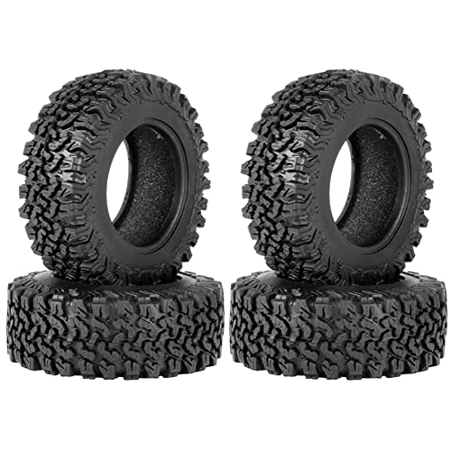 Gotoger 4 STÜCKE 90Mm 1,9 Gummireifen Radreifen für 1/10 RC Crawler Auto TRX4 D90 Axial SCX10 II III Redcat Gotoger 4 STÜCKE 90Mm 1,9 Gummireifen Radreifen für 1/10 RC Crawler Auto TRX4 D90 Axial SCX10 II III Redcat von Gotoger