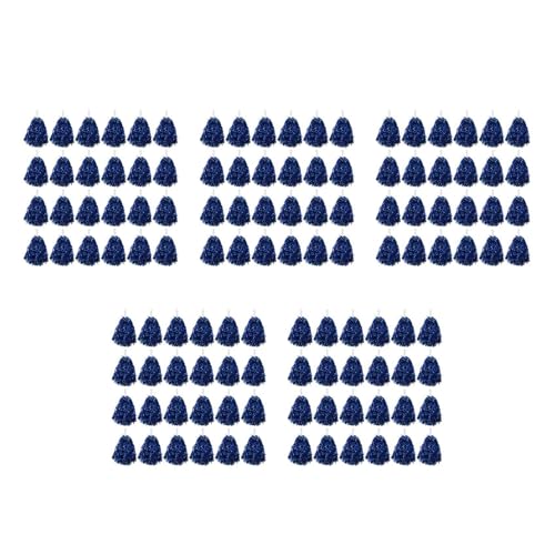 Goufride 120 Stück Cheerleading Pom Poms Metallfolie Cheer Pom Poms mit Kunststoffgriff für Erwachsene Kinder Cheerleader Party Blau Goufride 120 Stück Cheerleading Pom Poms Metallfolie Cheer Pom Poms mit Kunststoffgriff für Erwachsene Kinder Cheerleader Party Blau von Goufride