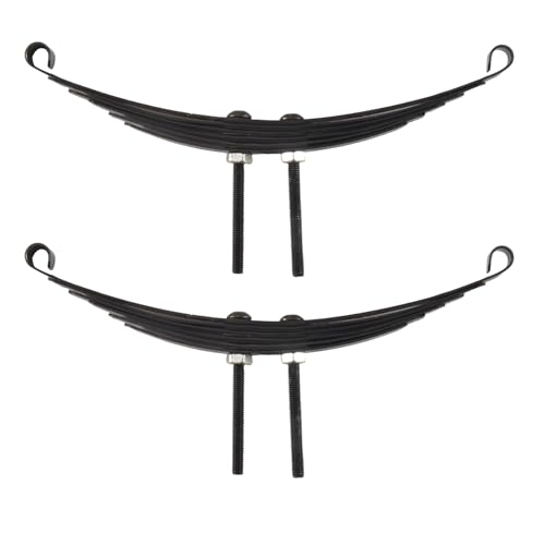 Goufride 2 Satz Stahlblattfedern für 1/14 RC Traktor AnhäNger Modellauto Upgrade Teile Ersatzteile ZubehöR, E von Goufride