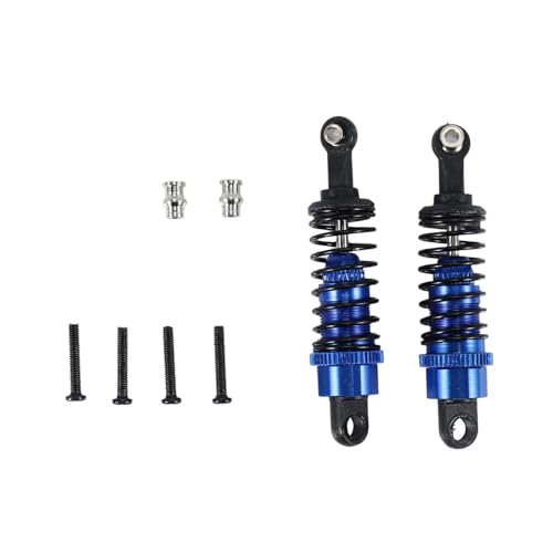 Goufride 2 StüCke öL Einstellbare 65Mm StoßDäMpfer DäMpfer für Rc Auto 1/18 A959 A969 A979 K929, Dunkel Blau von Goufride