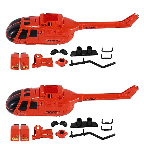 Goufride 2X C186 Shell Cover Set für C186 C-186 RC Hubschrauber Flugzeug Drohne Ersatzteile Upgrade Zubehör,2 von Goufride