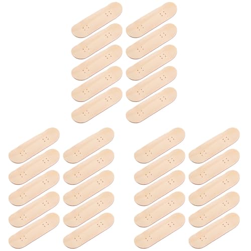 Goufride 30 Stücke Neue Holzbrett Finger Skateboard Teile für Finger Skateboards von Goufride