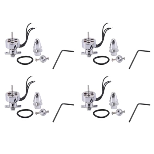 Goufride 4 x RC Drohnenzubehör, 10 G, bürstenloser Motor-Out-Runner, 1811, 2000 kV, für Funksteuerung, Mini-Flugzeuge Goufride 4 x RC Drohnenzubehör, 10 G, bürstenloser Motor-Out-Runner, 1811, 2000 kV, für Funksteuerung, Mini-Flugzeuge von Goufride
