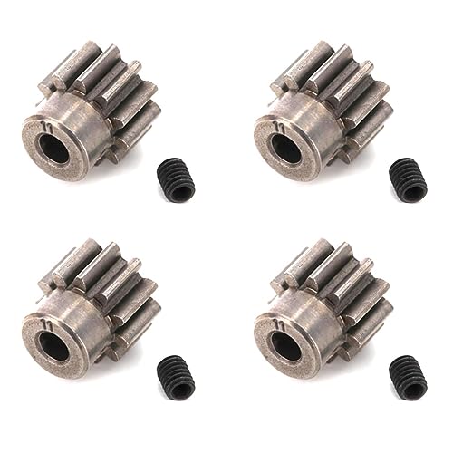 Goufride 4X Metallmotor Zahnrad Ritzel 32P 11T 3.175mm 6747 für TRX4 6X6 TRX6 RC Autoteile von Goufride