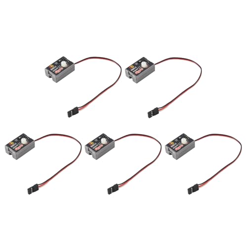 Goufride 5X Mini Gyro Gyroskop für D12 1/10 RC Car Drift Rennwagen Lenkleistung Integriertes Kompaktes Leichtbau von Goufride