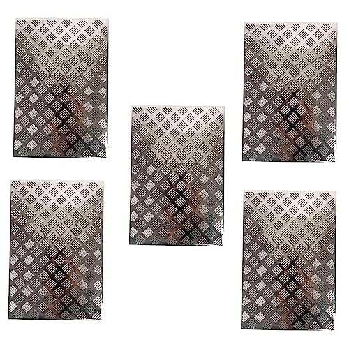 Goufride 5X für D12 1/10 RC Auto Upgrade Teile Hintere Kofferraum Abdeckung Schleudern Plate Anti-Rutsch Board Dekorative Platte Zubehör von Goufride