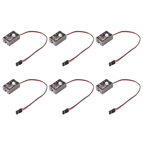 Goufride 6X Mini Gyro Gyroskop für D12 1/10 RC Car Drift Rennwagen Lenkleistung Integriertes Kompaktes Leichtbau Goufride 6X Mini Gyro Gyroskop für D12 1/10 RC Car Drift Rennwagen Lenkleistung Integriertes Kompaktes Leichtbau von Goufride
