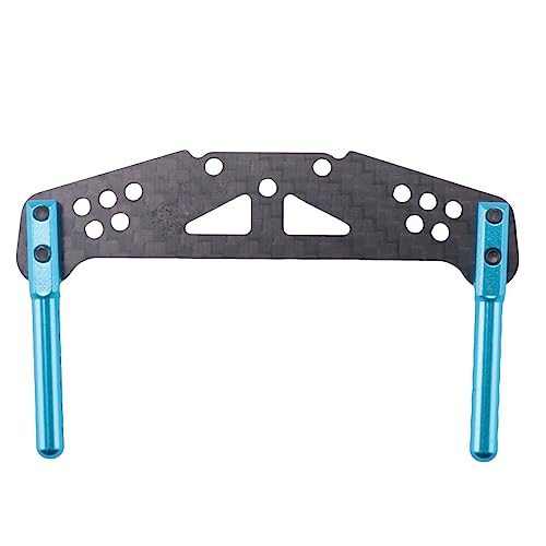 Goufride Kohle Faser Stoß Dämpfer Vorne und Hinten mit Karosserie Post Halterungen für Tt01 Tt-01 1/10 Rc Auto Upgrade Teile von Goufride