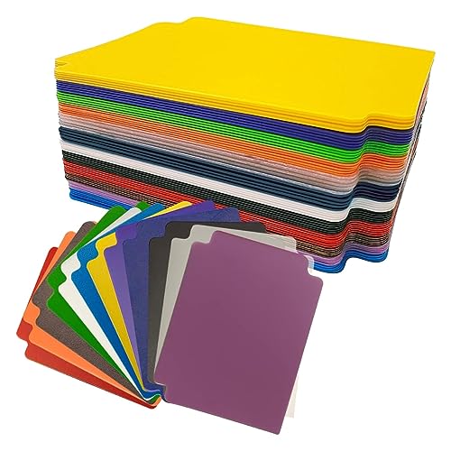 Goufride Sammelkartenteiler, 60 Stück Mehrfarbige Kartenseitenteiler, für Bürospielkarten Goufride Sammelkartenteiler, 60 Stück Mehrfarbige Kartenseitenteiler, für Bürospielkarten von Goufride