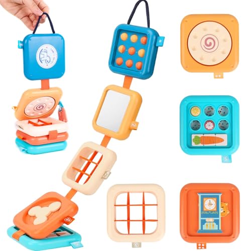 Montessori Spielzeug Baby, Motorikspielzeug, Motorikwürfel,Busy Activity Cube für Kleinkinder,Flugzeug Reisespielzeug,sensorisches pädagogisches Entwicklungsspielzeug,Geschenk für Baby 18+ Monate Montessori Spielzeug Baby, Motorikspielzeug, Motorikwürfel,Busy Activity Cube für Kleinkinder,Flugzeug Reisespielzeug,sensorisches pädagogisches Entwicklungsspielzeug,Geschenk für Baby 18+ Monate von Goujfol