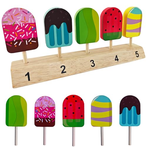 Eisdiele Kinder Holzspielzeug, Eiscreme Spielzeug, EIS Holzspielzeug, Holz-Eiscreme-Spielzeug für Kinder, Montessori Spielzeug ab 3 4 5 6 Jahre, Pretend Play Food Toys Ice Cream Shop Spielset Eisdiele Kinder Holzspielzeug, Eiscreme Spielzeug, EIS Holzspielzeug, Holz-Eiscreme-Spielzeug für Kinder, Montessori Spielzeug ab 3 4 5 6 Jahre, Pretend Play Food Toys Ice Cream Shop Spielset von Goujfol