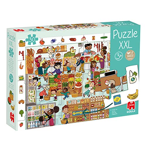 Goula - Puzzle XXL Markt - XXL-Puzzle für Kinder - ab 3 Jahren von Dujardin