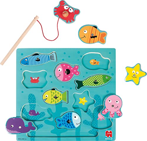 Goula Jumbo Spiele GOULA Magnetisches Angelspielzeug - Holzspielzeug und Puzzle für Kinder ab 2 Jahren Goula Jumbo Spiele GOULA Magnetisches Angelspielzeug - Holzspielzeug und Puzzle für Kinder ab 2 Jahren von Goula