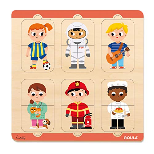 GOULA 54009 Holzpuzzle, Mehrfarbig GOULA 54009 Holzpuzzle, Mehrfarbig von Goula