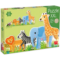 JUMBO SPIELE 53426 GOULA - XXL-Puzzle 16 Teile Dschungel, von klein bis groß JUMBO SPIELE 53426 GOULA - XXL-Puzzle 16 Teile Dschungel, von klein bis groß von Goula