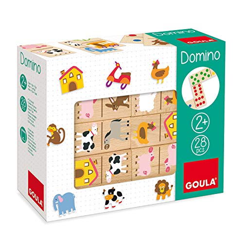 Jumbo Spiele Goula 50267 Holz Domino Farm von Goula