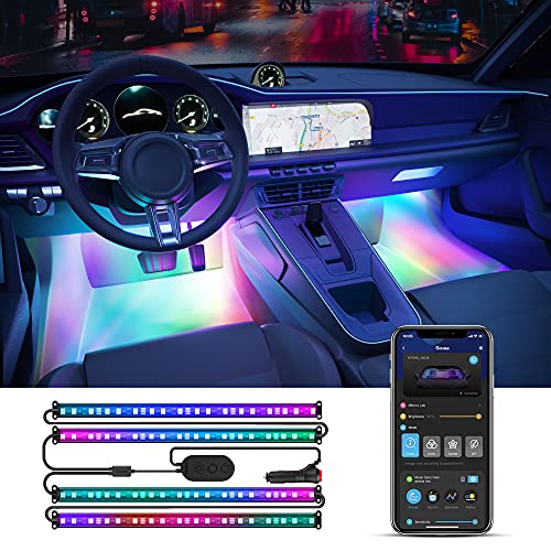 Govee RGBIC Interior Car Lights Eclairage intelligent par Bande Transparent Bluetooth von Govee