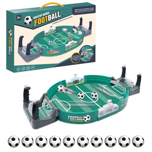 Goviox Interaktives TischfußBallspiel, Tischfussball Kinder, Interaktives Tischkicker Kinder, Tischkicker Spielzeug mit 10 Fußbälle, 2-Spieler Tischfußballspiel, Fußball Geschenk für Jungs Erwachsene Goviox Interaktives TischfußBallspiel, Tischfussball Kinder, Interaktives Tischkicker Kinder, Tischkicker Spielzeug mit 10 Fußbälle, 2-Spieler Tischfußballspiel, Fußball Geschenk für Jungs Erwachsene von Goviox