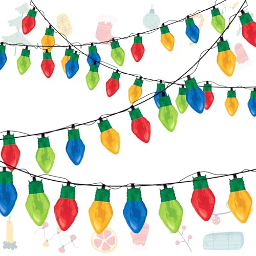 40 Stück Weihnachtsdeko Glühbirnen Folienballons, 20 Zoll Rot Blau Gelb Grün Licht Glühbirn Helium Ballons, Weihnachten Luftballon Deko für Ballongirlande Neujahrs Christmas Neujahr Party Dekoration 40 Stück Weihnachtsdeko Glühbirnen Folienballons, 20 Zoll Rot Blau Gelb Grün Licht Glühbirn Helium Ballons, Weihnachten Luftballon Deko für Ballongirlande Neujahrs Christmas Neujahr Party Dekoration von Govpy
