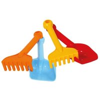 Schaufel und Rechen Set sortiert mehrfarbig 22x9x5,5cm 2 Teile von Gowi