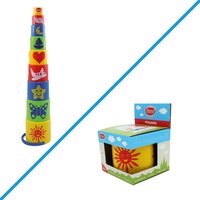 Stapelpyramide 50cm 9teilig Stapelpyramide 50cm 9teilig von Gowi