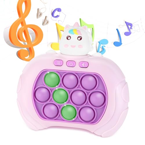Quick Push Bubble Game ,Quick Push Bubble Game for Kids & Adults,Push Bubble Sensory Squeeze Toys, Push Bubble Sensory Squeeze Toys,for Boys, Girls, Teens(Rosa) von Gowkeey