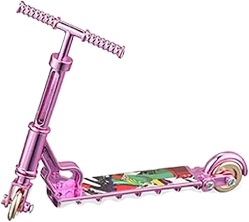 Gowxs Pink Mini Scooter Finger, Plastic Fingerboard Skateboard Educational Two Wheel Scooter Model Home Decoration Gowxs Pink Mini Scooter Finger, Plastic Fingerboard Skateboard Educational Two Wheel Scooter Model Home Decoration von Gowxs