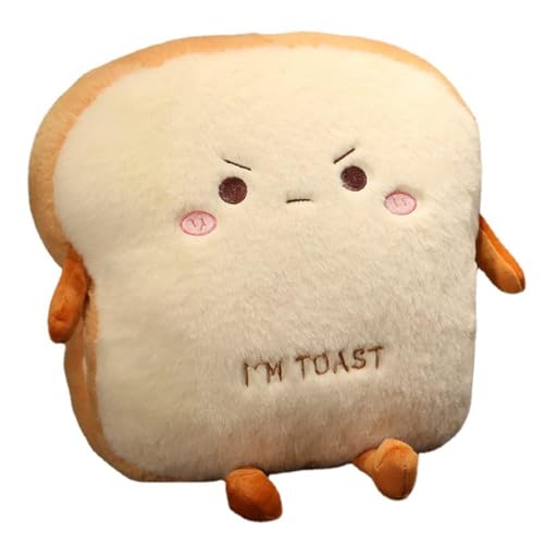 Goylmc Toastbrot Plüschkissen mit Handtasche, tolle Geschenkauswahl für Kinder und Erwachsene (40 x 35 cm, Wut) von Goylmc
