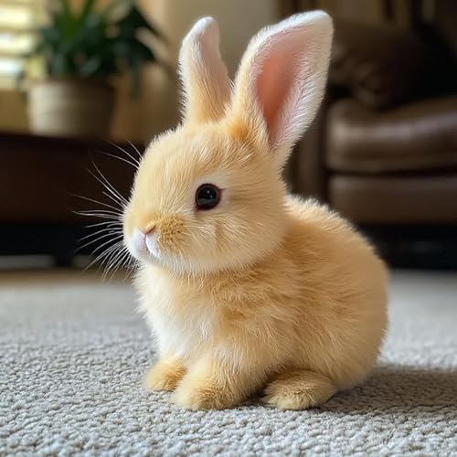 Gqiwub Petsboro Bunny Pal, Bunny Pal Hase, Sherum Bunny Pal, Fanyil Bunnypal, Bunny Pal Mein Realistisches Kaninchen, My Interactive Realistic Bunny - Jumping, Twitching, and Shaking Ears (braun) von Gqiwub