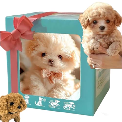 Gqiwub Robot Puppy Dog Realistic, Roboterhund, Nicoo - My Realistic Robot Puppy, 2025 Smart AI Robot Dog, That Walk and Bark - Walking, Barking, Tail Wagging (D) von Gqiwub