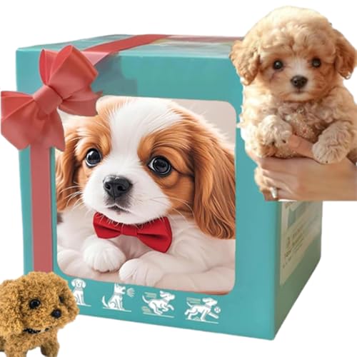 Gqiwub Robot Puppy Dog Realistic, Roboterhund, Nicoo - My Realistic Robot Puppy, 2025 Smart AI Robot Dog, That Walk and Bark - Walking, Barking, Tail Wagging (F) von Gqiwub
