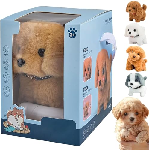 Gqiwub Robot Puppy Dog Realistic, Roboterhund, Nicoo - My Realistic Robot Puppy, 2025 Smart AI Robot Dog, That Walk and Bark - Walking, Barking, Tail Wagging (G) von Gqiwub