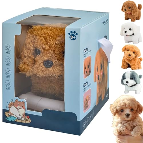 Gqiwub Robot Puppy Dog Realistic, Roboterhund, Nicoo - My Realistic Robot Puppy, 2025 Smart AI Robot Dog, That Walk and Bark - Walking, Barking, Tail Wagging (H) von Gqiwub