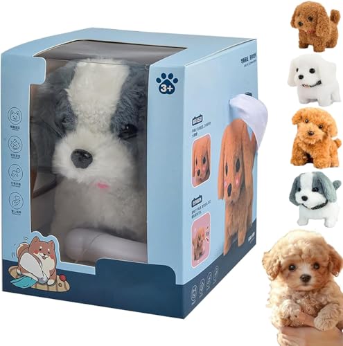 Gqiwub Robot Puppy Dog Realistic, Roboterhund, Nicoo - My Realistic Robot Puppy, 2025 Smart AI Robot Dog, That Walk and Bark - Walking, Barking, Tail Wagging (I) von Gqiwub
