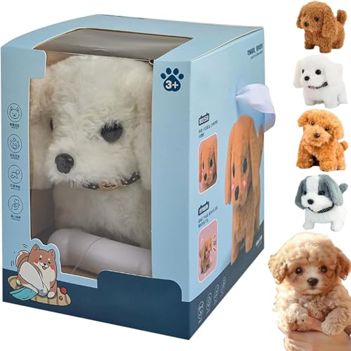 Gqiwub Robot Puppy Dog Realistic, Roboterhund, Nicoo - My Realistic Robot Puppy, 2025 Smart AI Robot Dog, That Walk and Bark - Walking, Barking, Tail Wagging (J) von Gqiwub