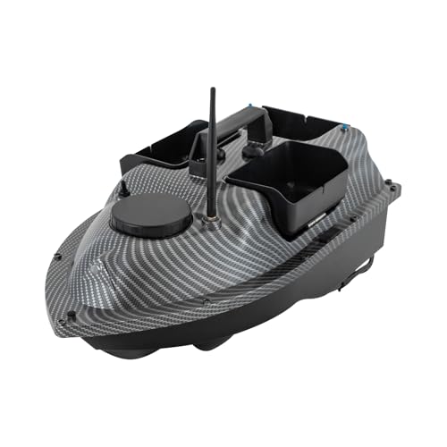 Gqouur Fernbedienung Futterboote GPS Fischfinder 1.8m/S 2 5200Mah Li-Ionen-Batterien Standby-Zeit 90 Minuten Fischköder-Boot mit LED Licht für Flüssen Seen Oder Seichtem Wasser von Gqouur