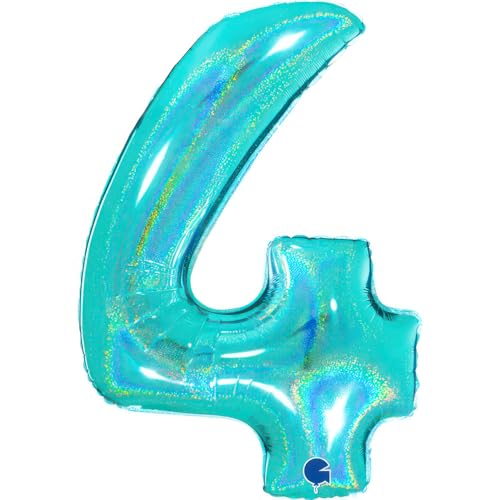Grabo 171TI-P Nummer 1 Superloon Einzelpack, Länge 101 cm, Farbe-Tiffany, One Size (Türkis, 4) von Grabo