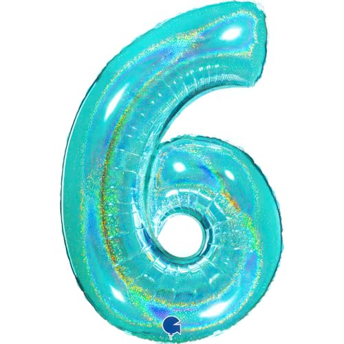 Grabo 171TI-P Nummer 1 Superloon Einzelpack, Länge 101 cm, Farbe-Tiffany, One Size (Türkis, 6) von Grabo