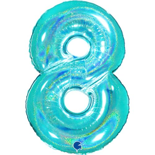 Grabo 171TI-P Nummer 1 Superloon Einzelpack, Länge 101 cm, Farbe-Tiffany, One Size (Türkis, 8) von Grabo