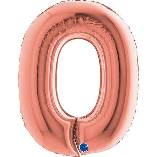 Grabo XXL Riesen Zahlen Folienballon 102 cm (40") Farbauswahl – Perfekte Deko für Geburtstage, Jubiläen & Feiern – Happy Birthday Party-Highlight - für Helium und Luft! Wiederverwendbar! (Rosegold, 0) Grabo XXL Riesen Zahlen Folienballon 102 cm (40") Farbauswahl – Perfekte Deko für Geburtstage, Jubiläen & Feiern – Happy Birthday Party-Highlight - für Helium und Luft! Wiederverwendbar! (Rosegold, 0) von Grabo