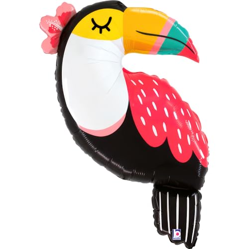 Folienballon Tukan süße 86 cm - Tropisches Design von Betallatex, Hochwertige Dekoration für Geburtstage, Sommerfeste, Mottopartys und Events, Hergestellt in Italien Folienballon Tukan süße 86 cm - Tropisches Design von Betallatex, Hochwertige Dekoration für Geburtstage, Sommerfeste, Mottopartys und Events, Hergestellt in Italien von Grabo